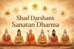 Shad Darshans of Sanatan Dharma six Indian philosophy schools sages illustration