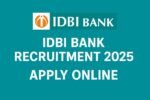 IDBI Bank Recruitment 2025 Apply Online banner