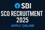 SBI SCO Recruitment 2025 Apply Online banner