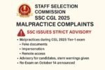 SSC CGL 2025 Malpractice Complaints and Strict Advisory with Re-Exam Update