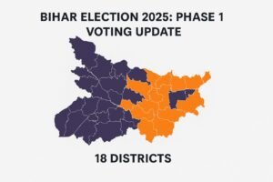 🗳️ बिहार विधानसभा चुनाव 2025 — पहले चरण का मतदान (6 नवंबर 2025)