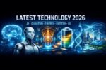 Latest technology in the world 2026 including AI, quantum computing, robotics, biotech and clean energy