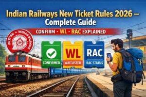 🚂 Indian Railways New Ticket Rules 2026 – पूरा गाइड (Confirm, WL, RAC समझो)