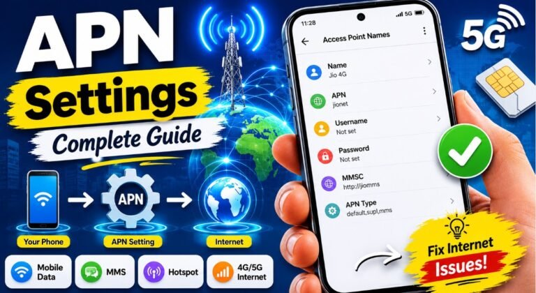 What Is APN Setting? Fix Mobile Data & Internet Issues - Tufa Write ...