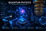 Quantum Physics Research and Future Quantum Technology Laboratory Illustration
