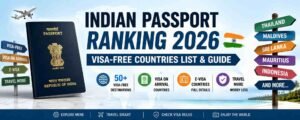 📋 Indian Passport Ranking 2026: भारतीय पासपोर्ट से Visa-Free Countries की पूरी लिस्ट