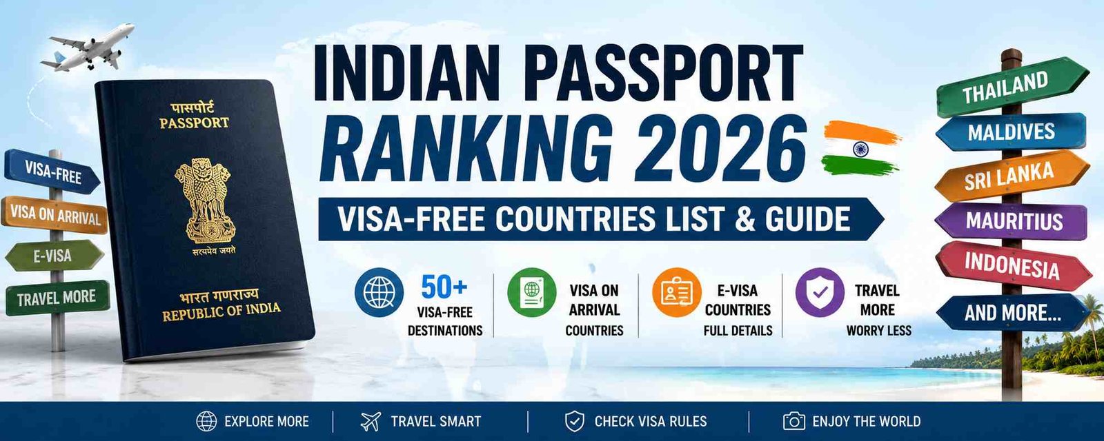 Global Passport Index 2026 showing passport rankings of countries and visa-free travel comparison.