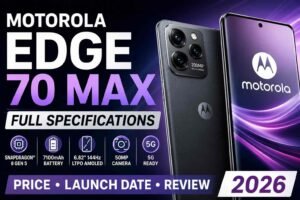 Motorola Edge 70 Max 2026: पूरी स्पेसिफिकेशन, कीमत, फीचर्स, कैमरा, बैटरी और Samsung Galaxy S26 से तुलना – संपूर्ण गाइड