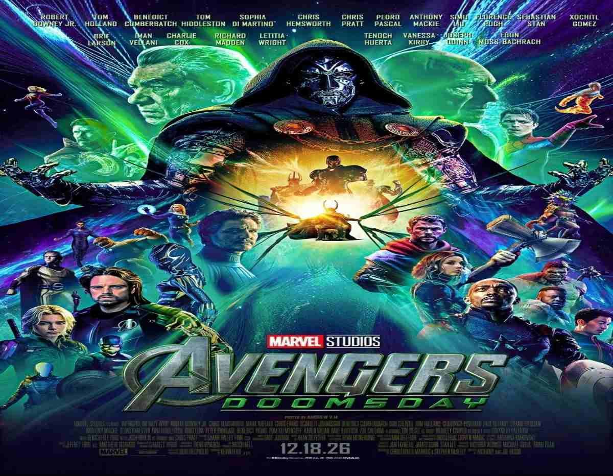 Avengers: Doomsday 2026 poster – Robert Downey Jr as Doctor Doom