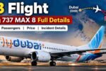 FZ1073 Flight A6-FKF Boeing 737 MAX 8 aircraft